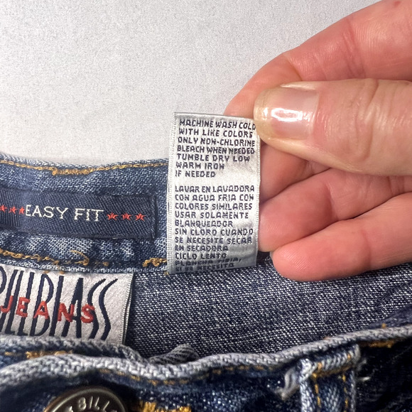 Bill‎ Blass Easy Fit Crop Women's size 6 Blue Denim Mom Jeans Casual Weekend - Picture 7 of 10